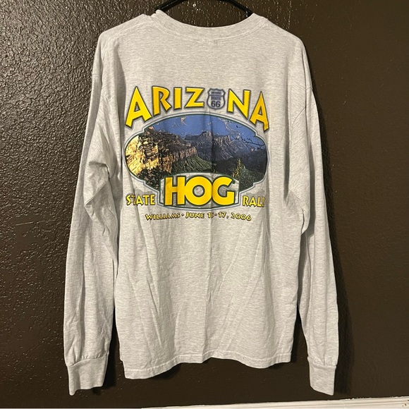 Gray Arizona State Hog Rally Long-sleeve Tee, Size Large - Picture 4 of 4